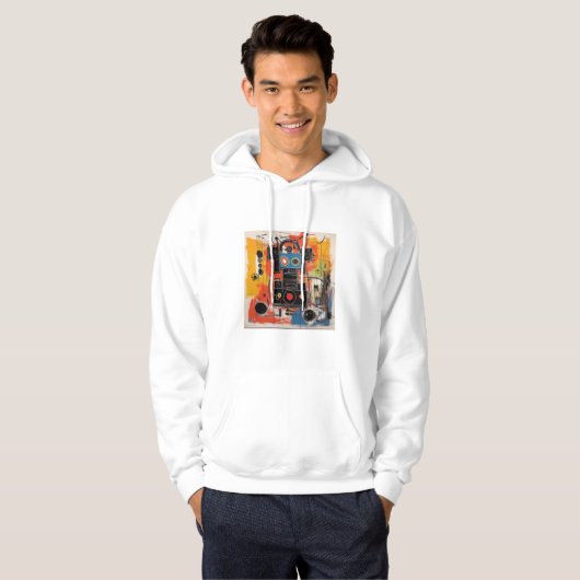 Abstract sweath hoodie (Voorkant volledig)