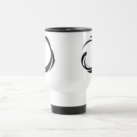 Abstract Swirl Circle Design – curved ring artwork Reisbeker (Center)