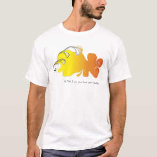Abstract Swirl Fish – Colorful New Family Member  T-shirt