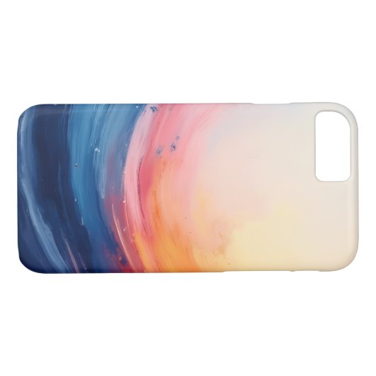 Abstract Swirl of Warmth and Depth Case-Mate iPhone Case (Achterkant (Horizontaal))
