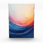 Abstract Swirl of Warmth and Depth Fotoblokken (Voorkant)