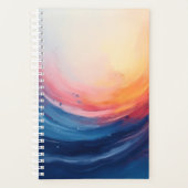 Abstract Swirl of Warmth and Depth Planner (Voorkant)
