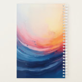 Abstract Swirl of Warmth and Depth Planner (Achterkant)