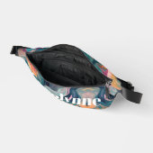 Abstract Swirl Pattern White Text Heuptasje (Open)