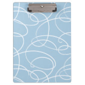 Abstract Swirling Vine | Professional Office Blue Klembord (Voorkant)