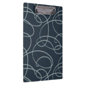 Abstract Swirling Vine | Professional Office Navy Klembord (Rechts)