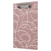 Abstract Swirling Vine | Professional Office Pink Klembord (Links)