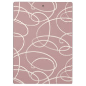 Abstract Swirling Vine | Professional Office Pink Klembord (Achterkant)