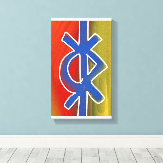 ABstract symbolism by RRW 2026 Canvas Afdruk (Insitu (Houten vloer))