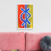 Abstract symbolisme door RRW 2026 Canvas Afdruk (Insitu (Woonkamer))