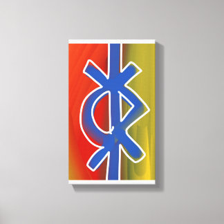 Abstract symbolisme door RRW 2026 Canvas Afdruk