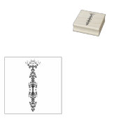 Abstract symbool (scepter) rubberstempel (Gestempeld)