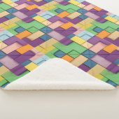 Abstract Symmetrisch Ontwerp Sherpa Deken (3/4)