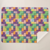 Abstract Symmetrisch Ontwerp Sherpa Deken (Voorkant (horizontaal))