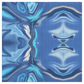 Abstract Symphony in Blue 2 Stof (Close Up)
