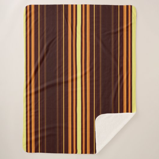 Abstract Symphony in Blue 4 (Negative Effect) Sherpa Deken (Voorkant)