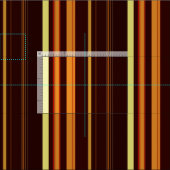 Abstract Symphony in Blue 4 (Negative Effect) Stof (Delen)