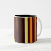 Abstract Symphony in Blue 4 (Negative Effect) Tweekleurige Koffiemok (Voorkant rechts)