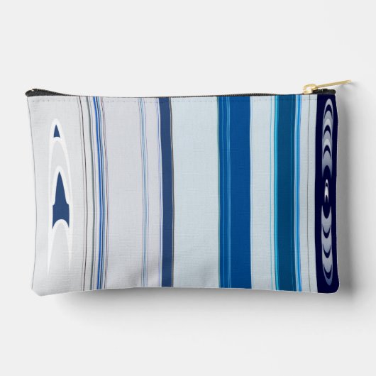 Abstract Symphony in Blue 5 (Vertical Lines) Etui (Achterkant)