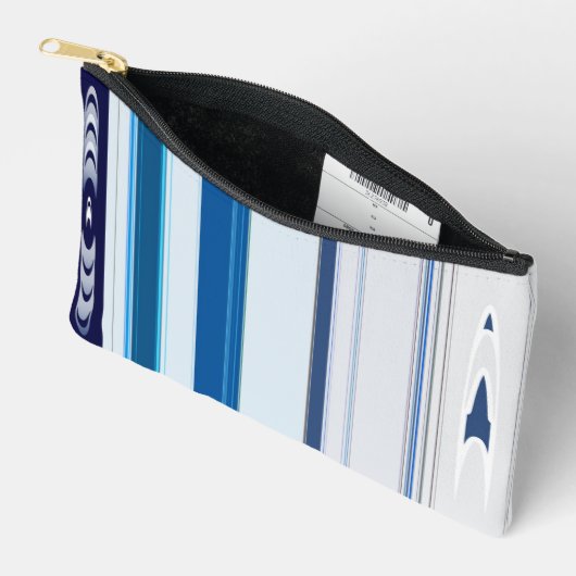 Abstract Symphony in Blue 5 (Vertical Lines) Etui (Open)