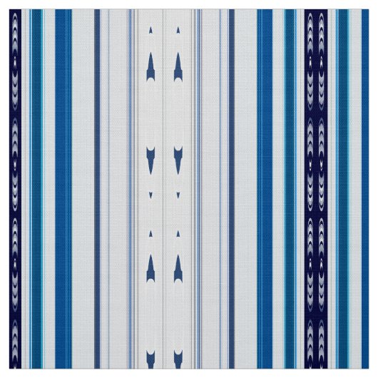 Abstract Symphony in Blue 5 (Vertical Lines) Stof (Swatch)