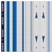 Abstract Symphony in Blue 5 (Vertical Lines) Stof (Close Up)