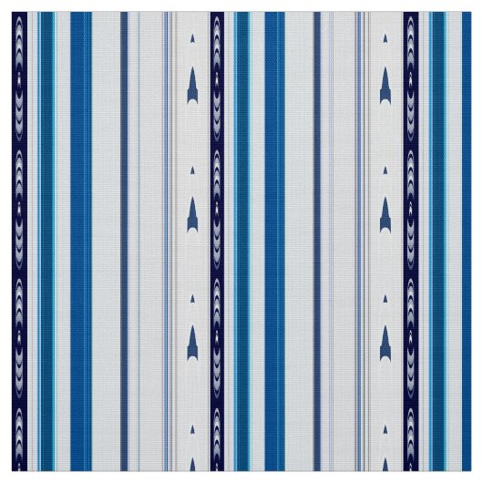Abstract Symphony in Blue 5 (Vertical Lines) Stof (Swatch)
