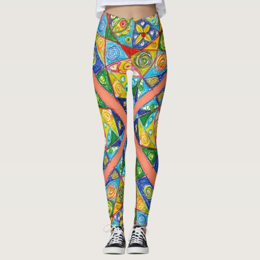 Abstract systeem leggings (Voorkant)