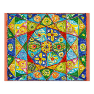 Abstract systeem perfect poster