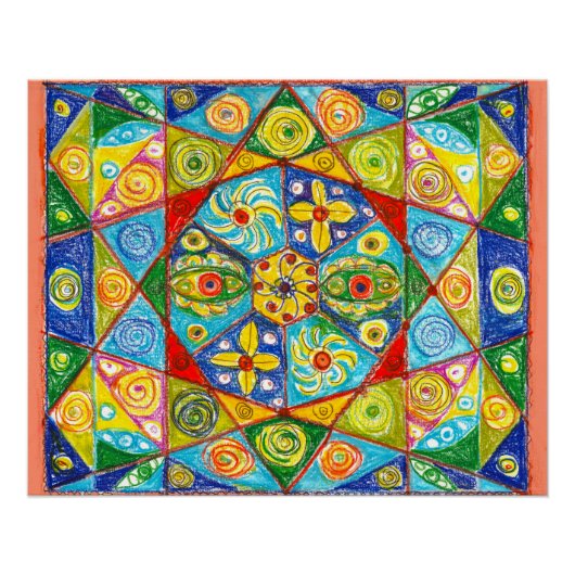 Abstract systeem perfect poster (Voorkant)