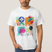 Abstract T-shirt (Voorkant)