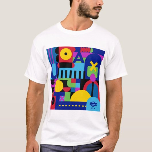 Abstract T-shirt (Voorkant)