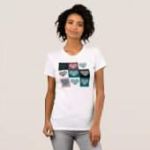 Abstract T-shirt met Floral (Voorkant volledig)