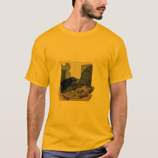 Abstract T-shirt Prairie Vole