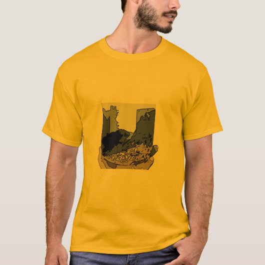 Abstract T-shirt Prairie Vole (Voorkant)
