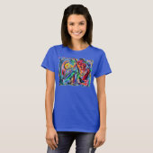 Abstract T-shirt verven (Voorkant volledig)
