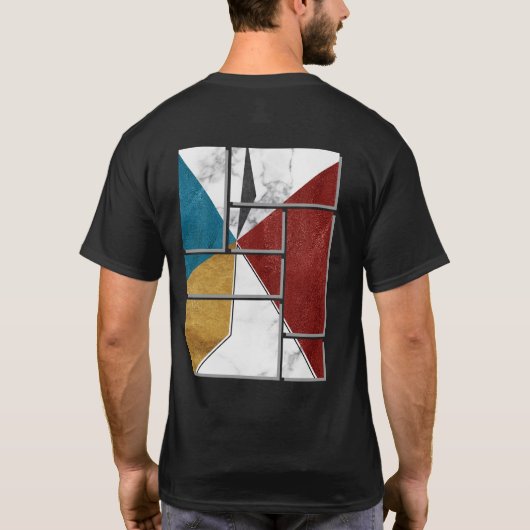 Abstract T-shirtontwerp T-shirt (Achterkant)