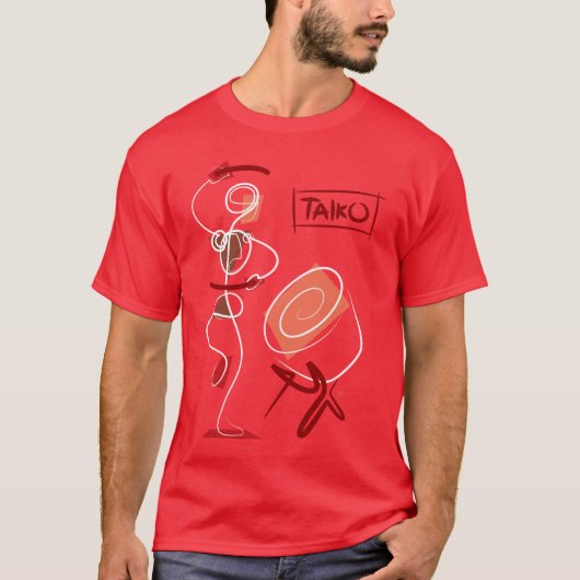 Abstract Taiko T-shirt (Voorkant)