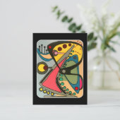 Abstract Talking Man uit de middeleeuwen schildere Briefkaart (Staand voorkant)