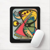 Abstract Talking Man uit de middeleeuwen schildere Muismat (Met muis)