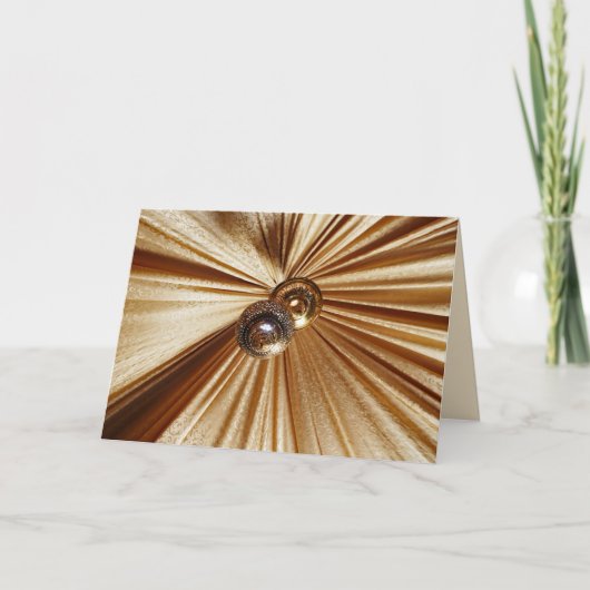 Abstract Tan en Gold, allemaal ongekende groet Kaart (Voorkant)