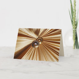 Abstract Tan en Gold, allemaal ongekende groet Kaart