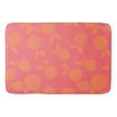 Abstract tangerine patroon badmat (Voorkant)