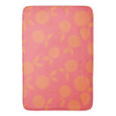 Abstract tangerine patroon badmat (Voorkant Verticaal)