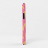 Abstract tangerine roze en geel patroon Case-Mate iPhone case (Achterkant/rechts)
