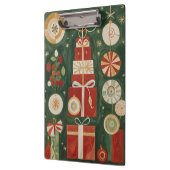 Abstract tapijt van Yuletide Klembord (Links)