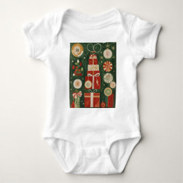 Abstract tapijt van Yuletide Romper