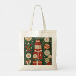 Abstract tapijt van Yuletide Tote Bag