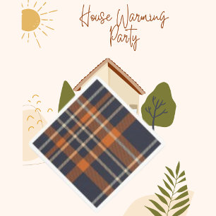 Abstract Tartan Plaid Patroon Textiel Papier Serve Servet