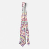 Abstract Tarweveld Pastel Inkten Das (Voorkant)